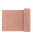 Velour Leaf Pattern Collection - Muslin Swaddle