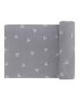 Velour Leaf Pattern Collection - Muslin Swaddle
