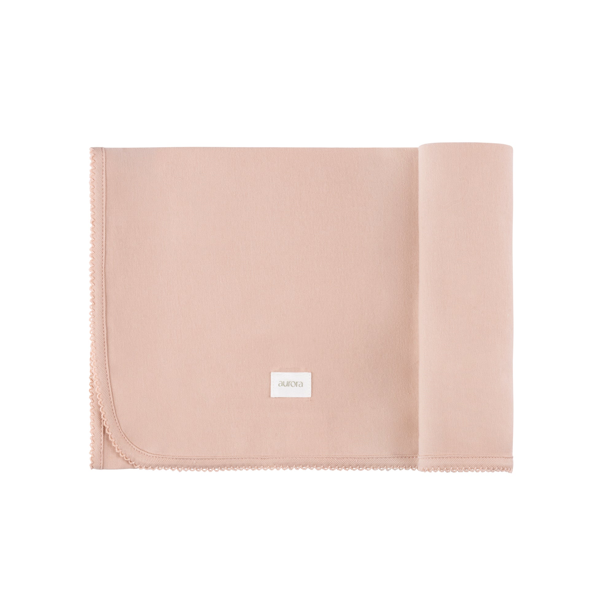 Breathable Muslin Swaddle with Scallop