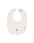 Cotton - Embroidered Heart and Star Collection - Bib