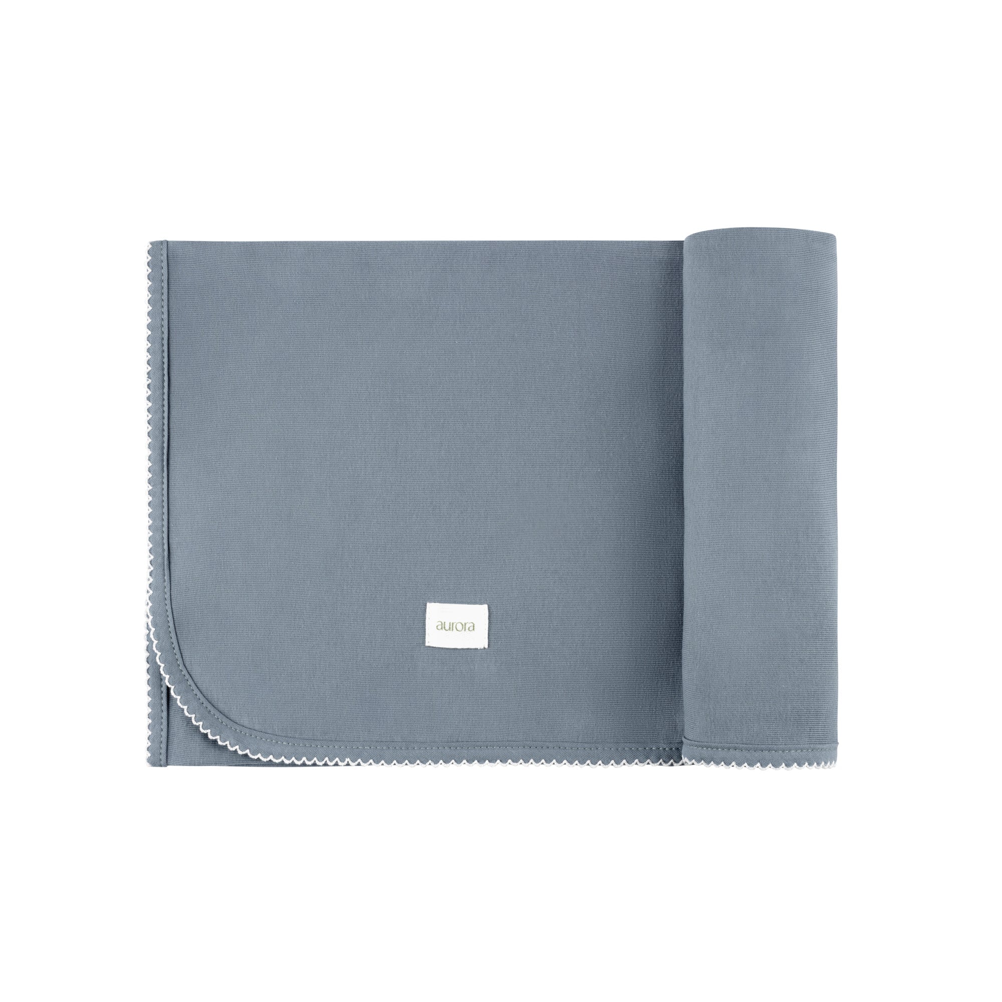 Breathable Muslin Swaddle with Scallop