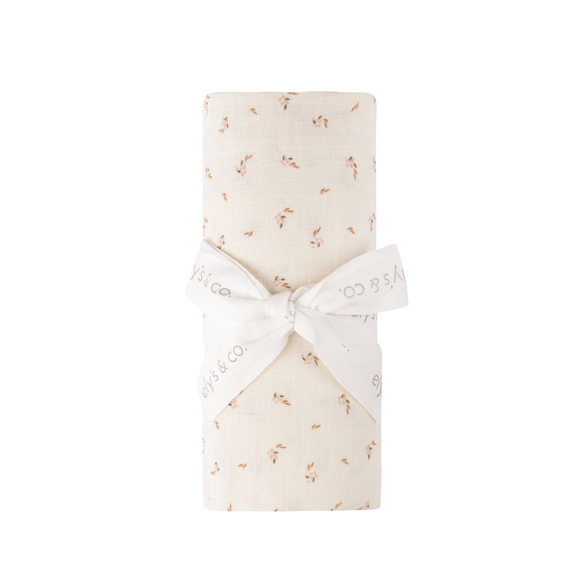 Cotton - Printed Floral - Muslin swaddle