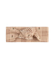 Cotton Floral Plaid Collection - Knot Headband