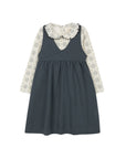 Cotton Floral Plaid Collection - Ruffle Neck Tee