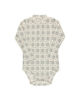 Cotton Floral Plaid Collection - Bodysuit + Overalls