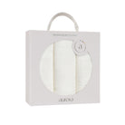 Hypoallergenic Gift ready ivory Burp Cloth set