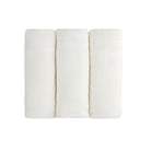 Hypoallergenic ivory Burp Cloth set