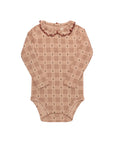Cotton Floral Plaid Collection - Bodysuit + Overalls