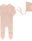 Embroidered Collar Collection - Footie + Bonnet