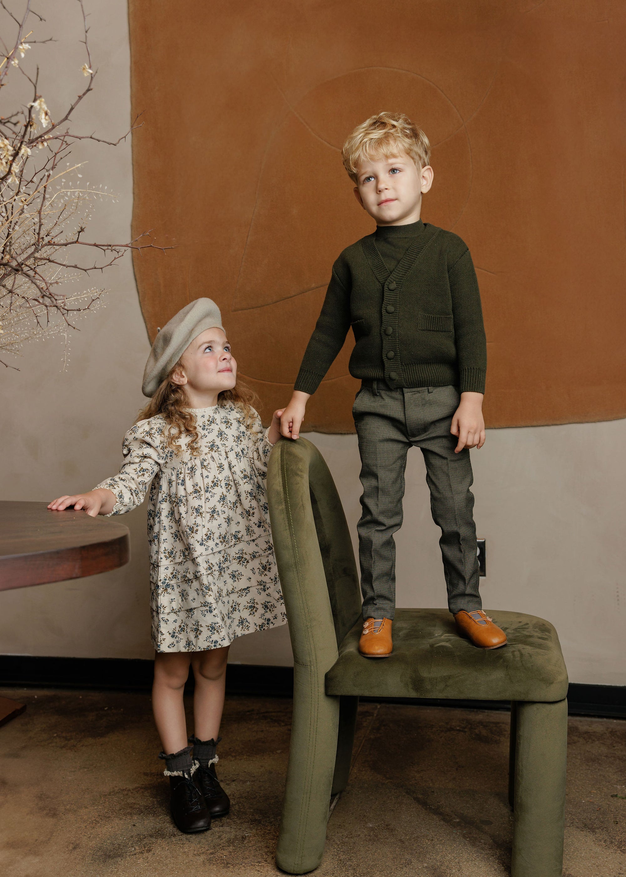 Brushed Floral Dress Collection