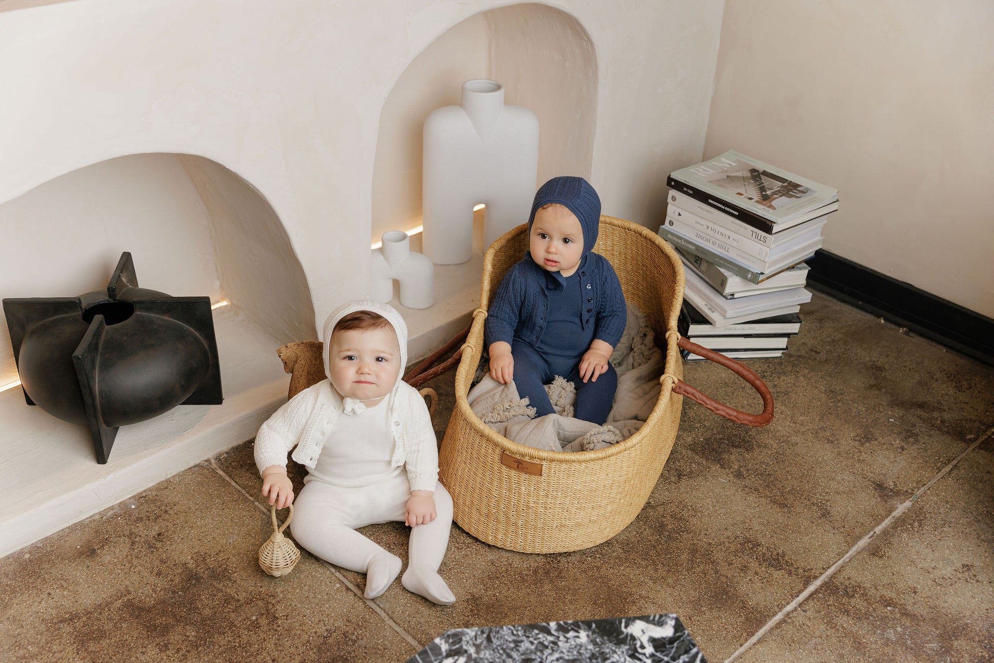 Cable Pointelle Flat Collection - Blanket