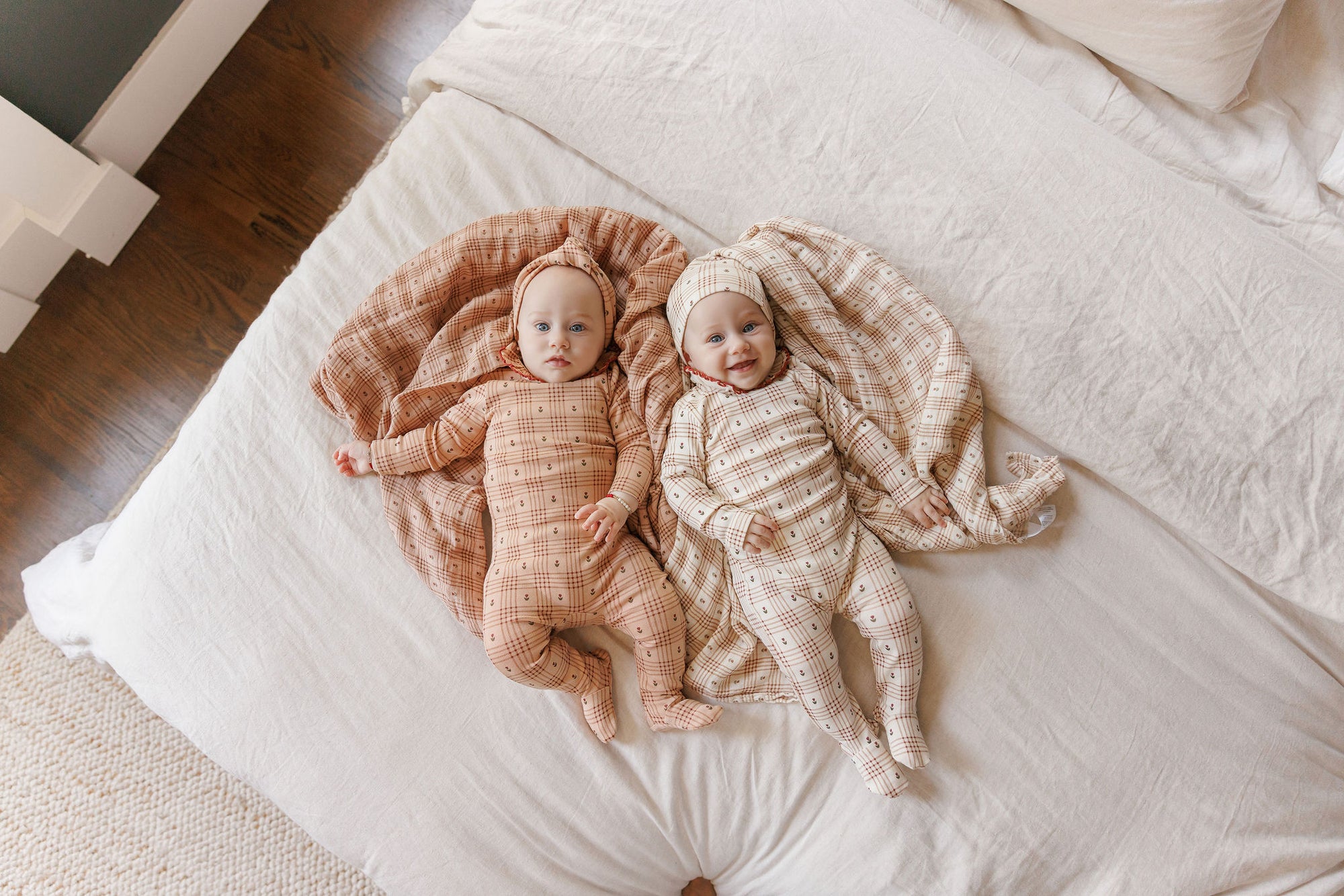 Cotton Floral Plaid Collection - Take Me Home Set
