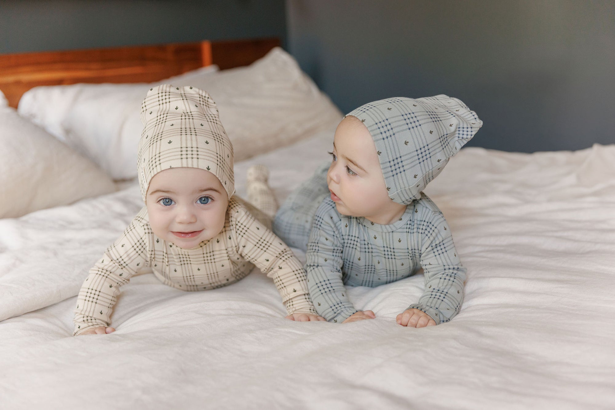 Cotton Floral Plaid Collection - Take Me Home Set