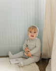 Embroidered Collar Collection -  Bodysuit + Overalls + Bonnet