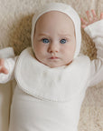 Embroidered Collar Collection - Bodysuit + Overalls + Bonnet