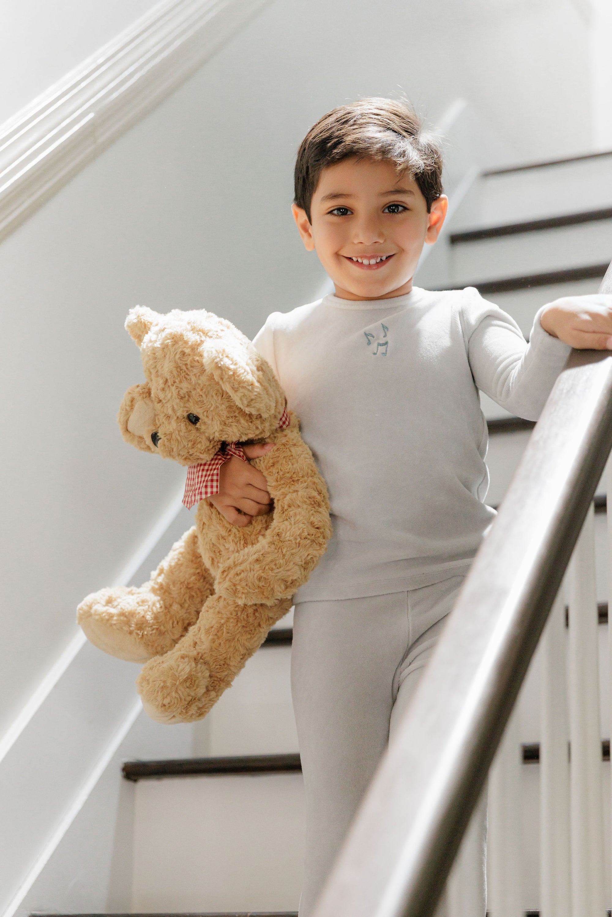 Embroidered Velour Collar Collection - Lounge Set