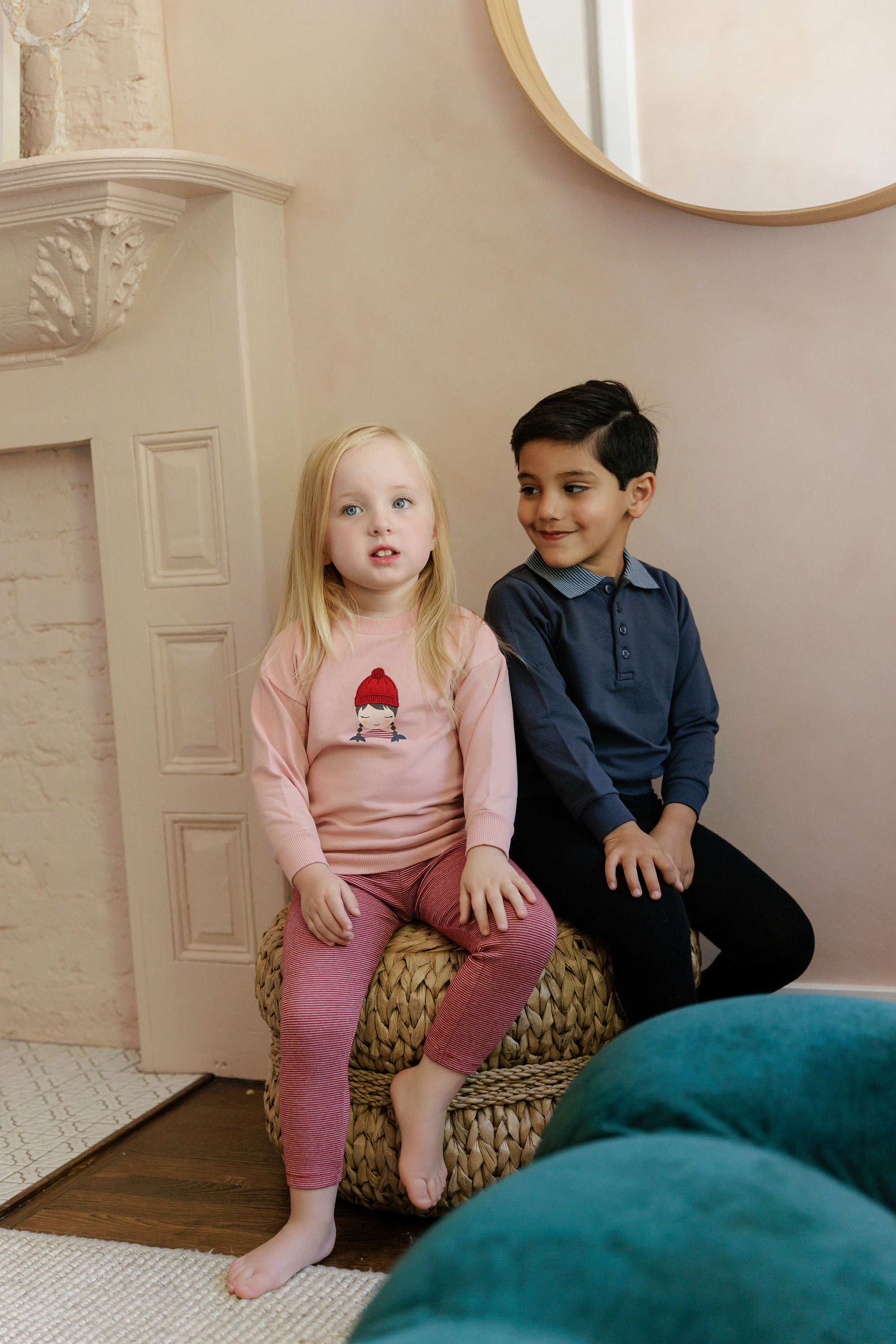 French Terry Autumn Kids Collection - Sweatshirt and Leggings