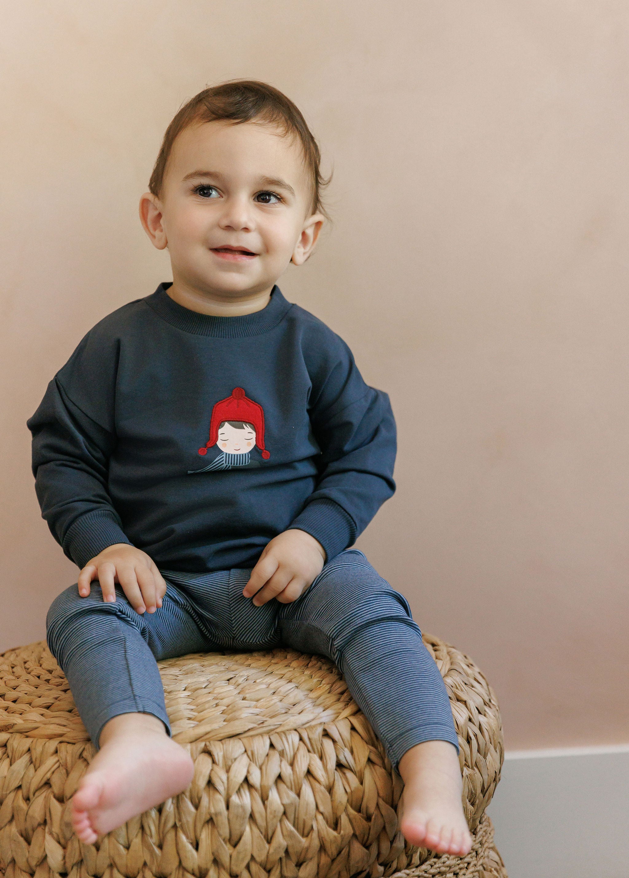 French Terry Autumn Kids Collection - Sweatshirt and Leggings