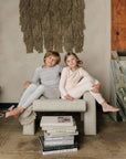 Embroidered Velour Collar Collection - Lounge Set