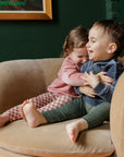 Velour Plaid Bear Collection - Sweatshirt + Leggings