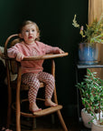 Velour Plaid Bear Collection - Sweatshirt + Leggings