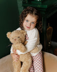 Velour Plaid Bear Collection - Sweatshirt + Leggings