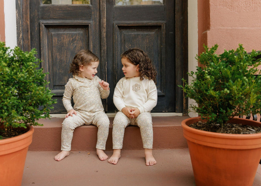 Cotton Liberty Print Collection - Bodysuit + Overalls