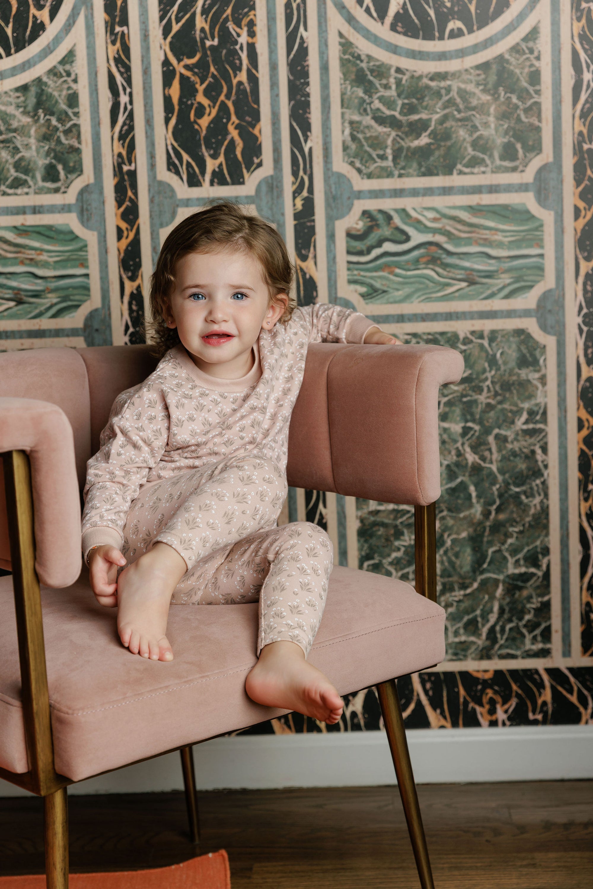 French Terry Blooms Collection - Lounge Set