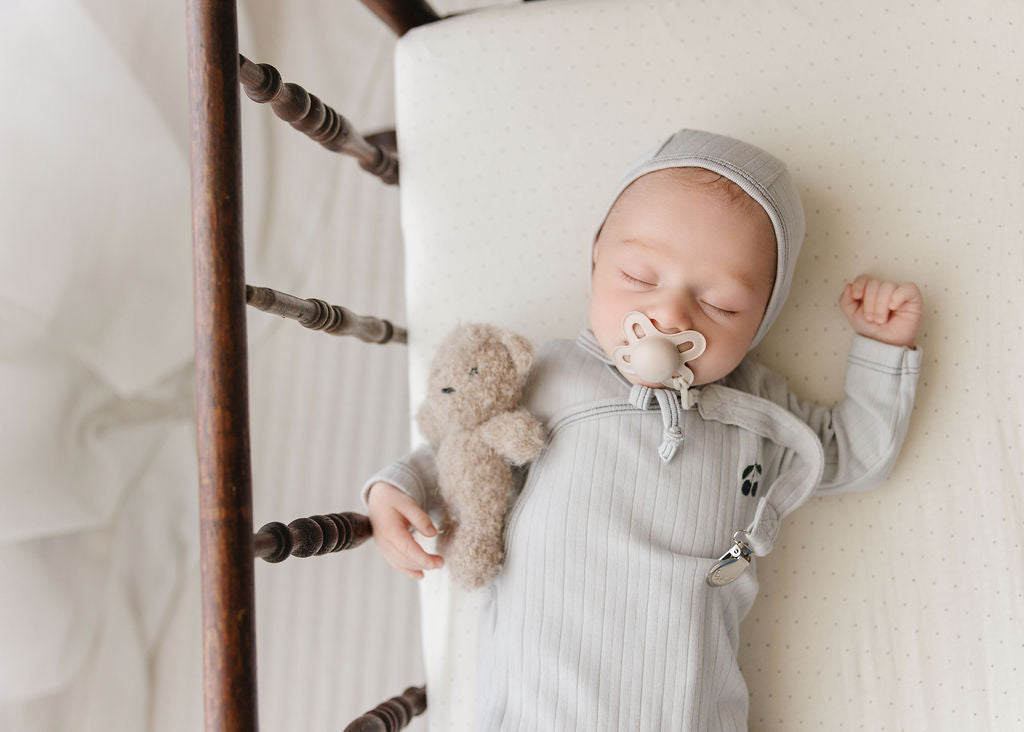 Embroidered Cherry Collection - Paci Clip