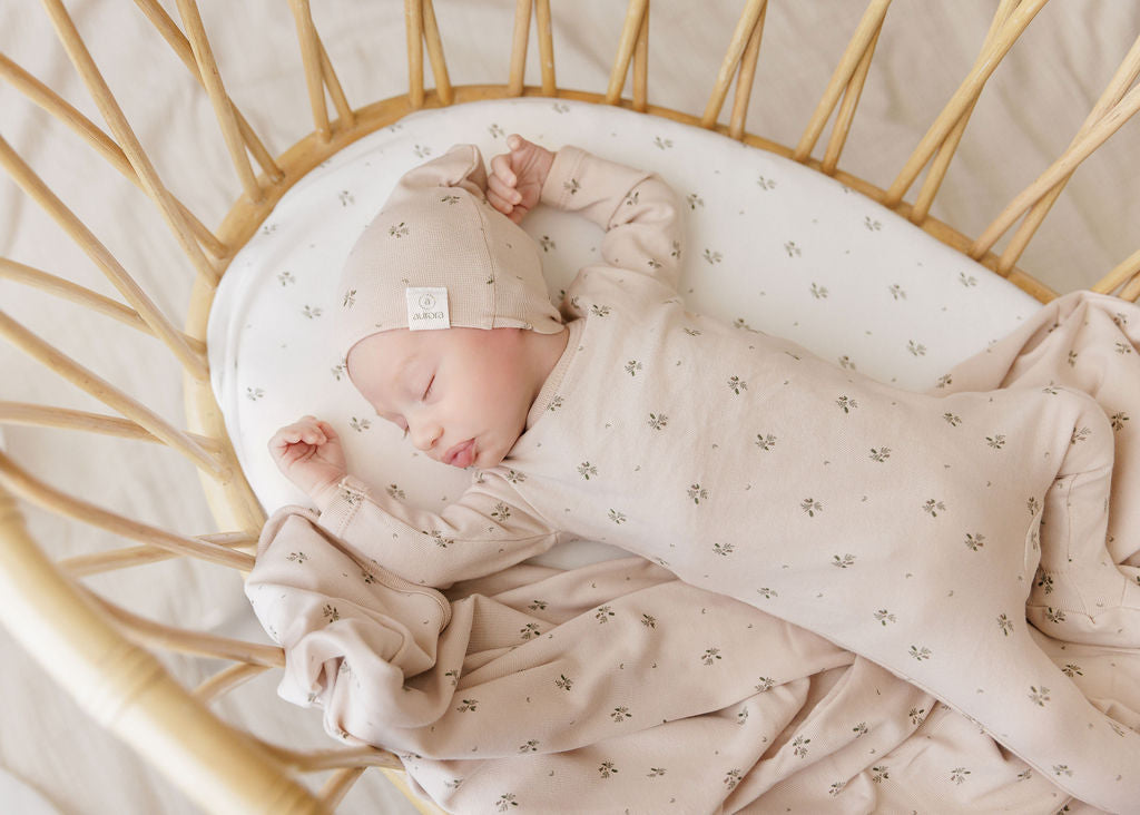 Breathable Floral Muslin Cotton Swaddle Blanket