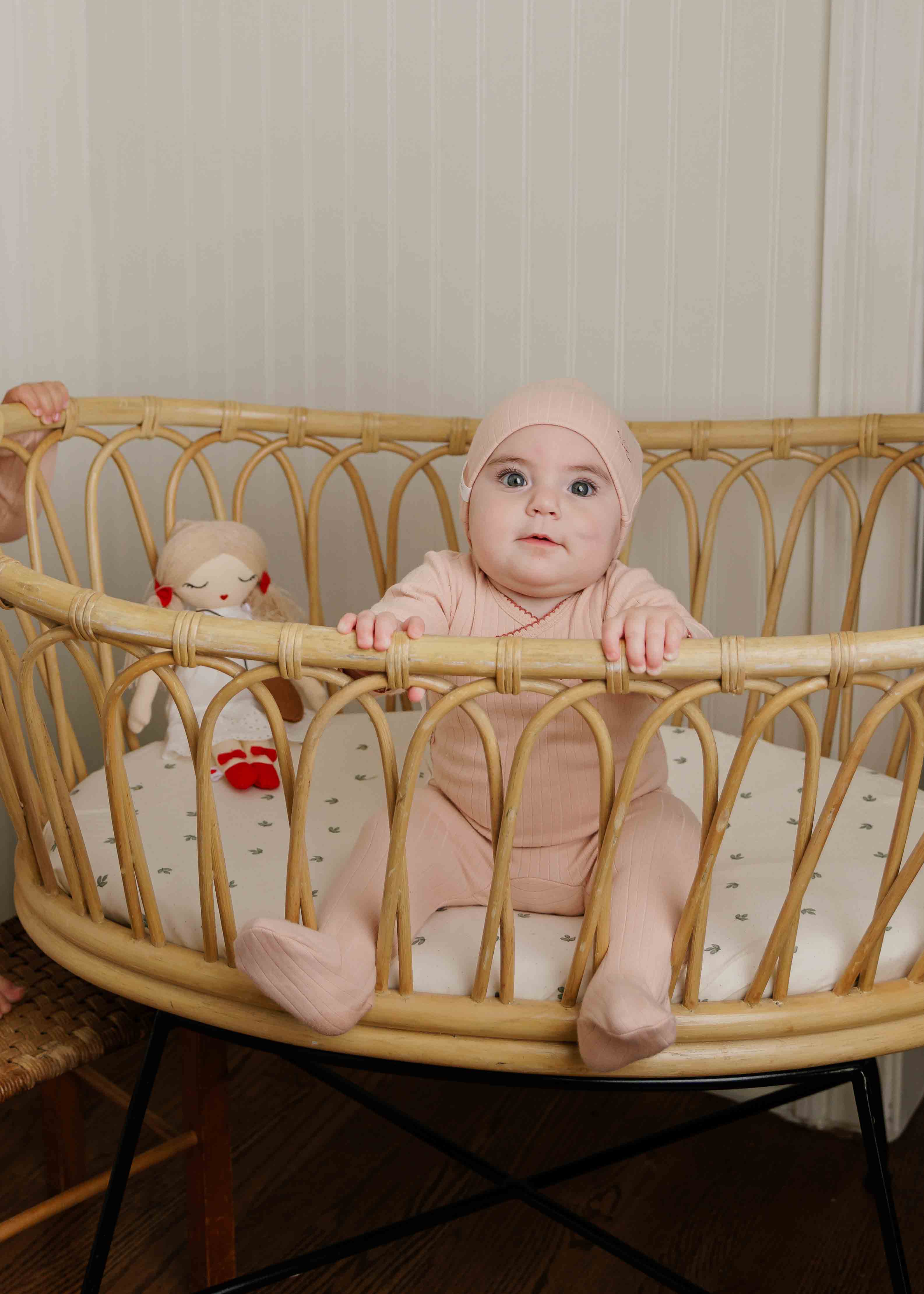 Cotton Little One Collection - Footie + Beanie
