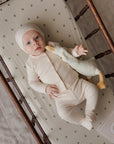 Ribbed Cardigan Set - 2Pc Footed Baby Set