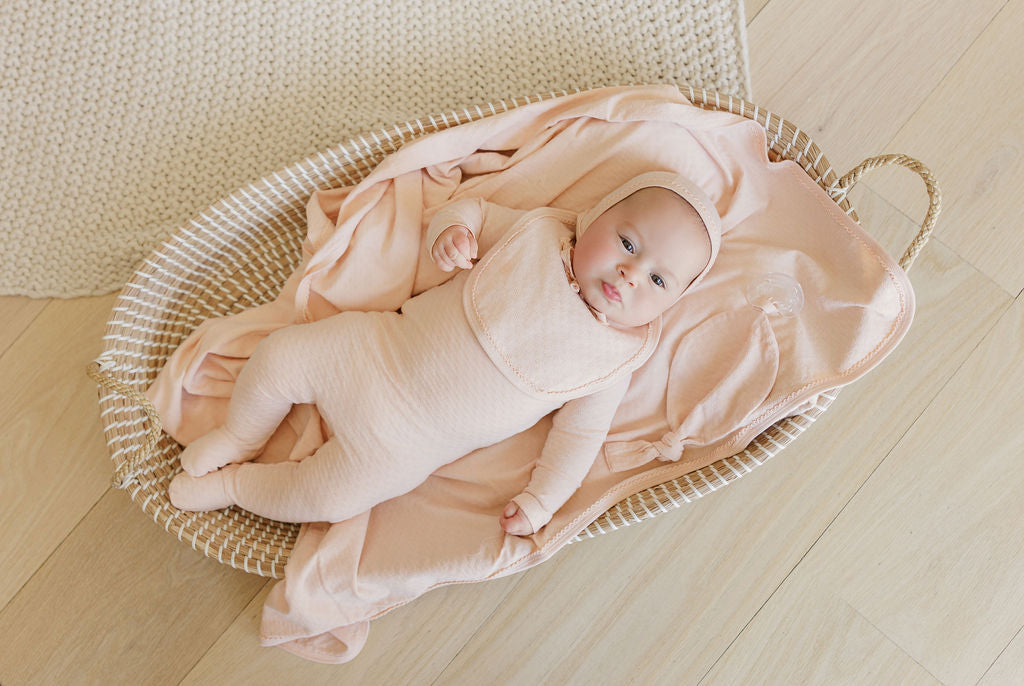 Heart and Star Button Pointelle Collection - Paci Lovey