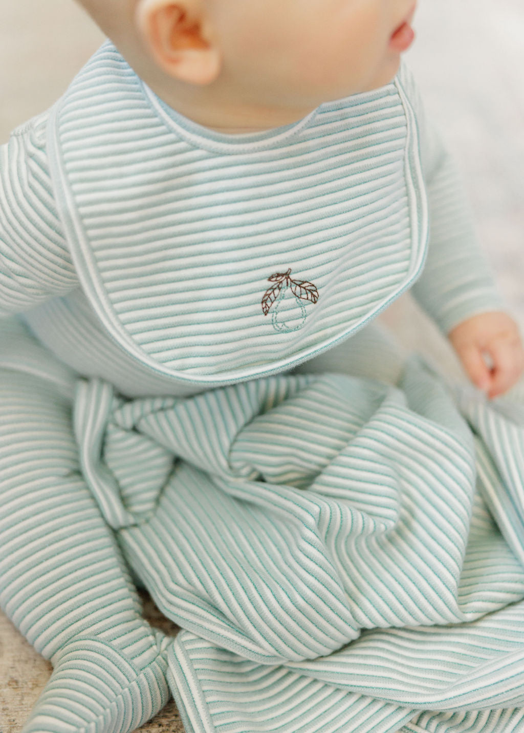 Metallic Stripe Collection - Footie