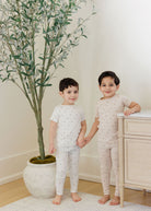 Kids cotton floral print lounge set