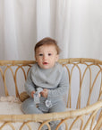Velour Stripe Collection - Paci Clip
