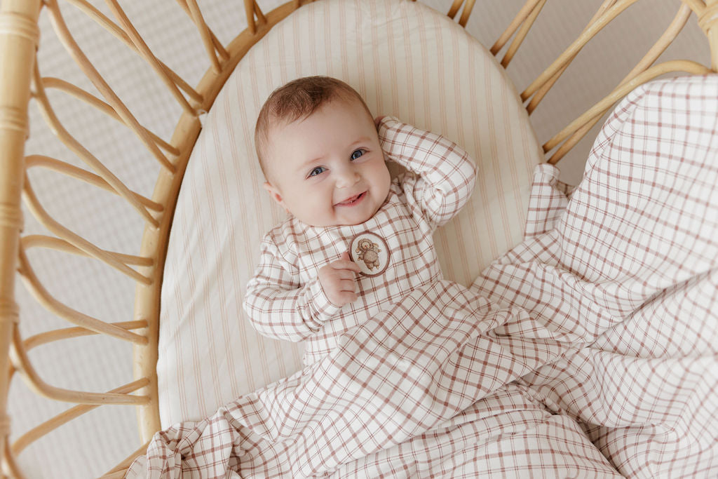 Modal French Terry Plaid Sheep Collection - Take Me Home Set