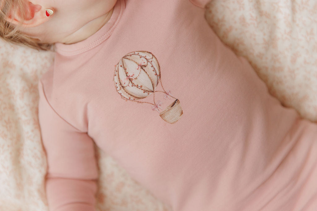 French Terry Hot Air Balloon Collection - Footie