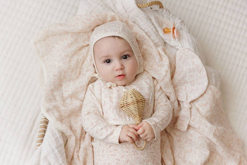 Modal French Terry Vine Collection - Muslin Paci Lovey