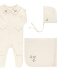 Jersey Cotton -Embroidered Collar Collection - Take Me Home Set