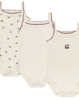 3 Pack Cherry Undershirts Red