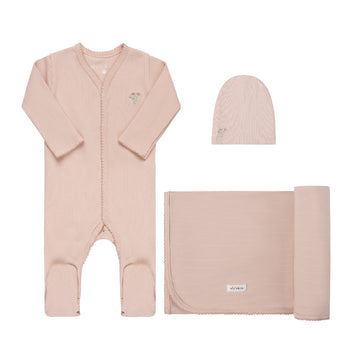 Ribbed Cotton - Embroidered Ginkgo Collection - Take Me Home