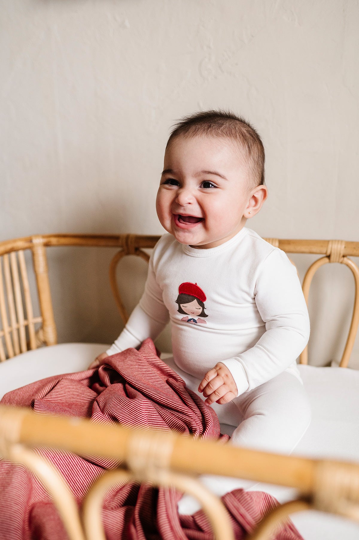 French Terry - French Kids Collection - Footie + Beanie