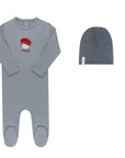 French Terry - French Kids Collection - Footie + Beanie