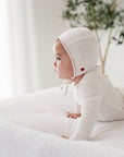 Cotton - Embroidered Heart and Star Collection - Bib