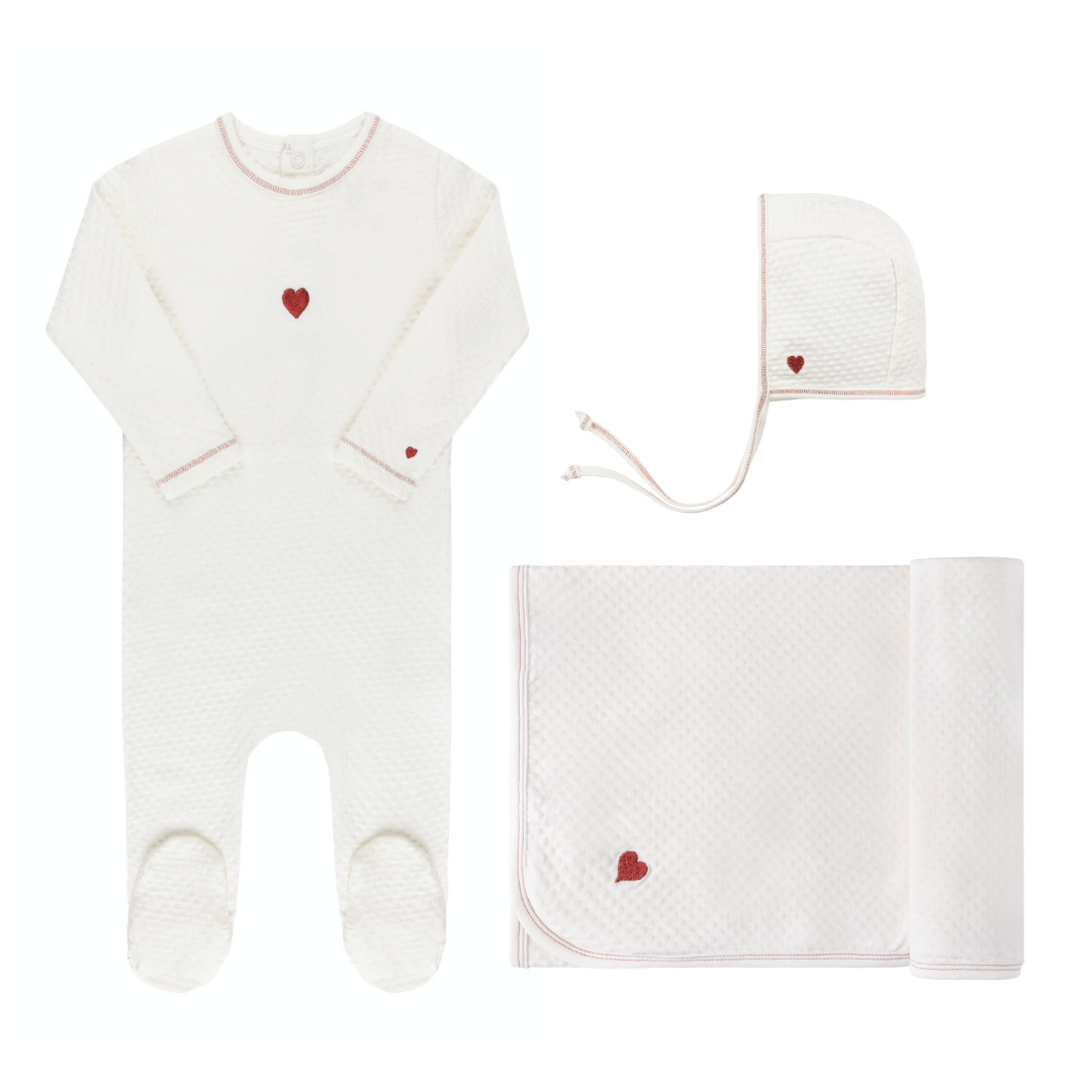 Cotton - Embroidered Heart and Star Collection-Take Me Home Sets