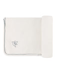 Velour Embroidered Bird & Butterfly Collection - Blanket