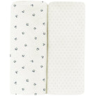 Blue Cherry Crib Sheet Set