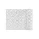 Blue Diamond Floral Muslin Swaddle 2