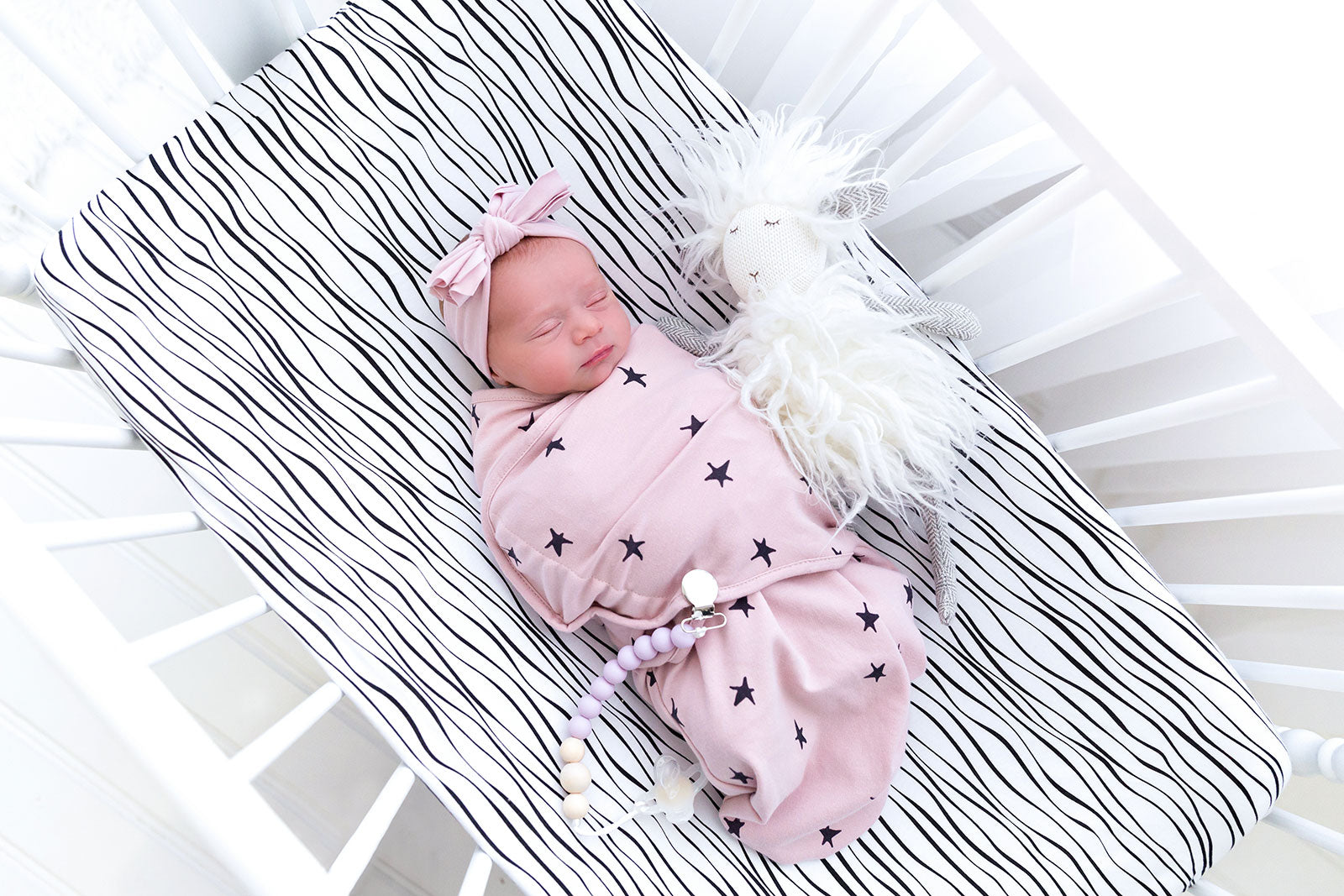 Blush Adjustable Swaddle blanket